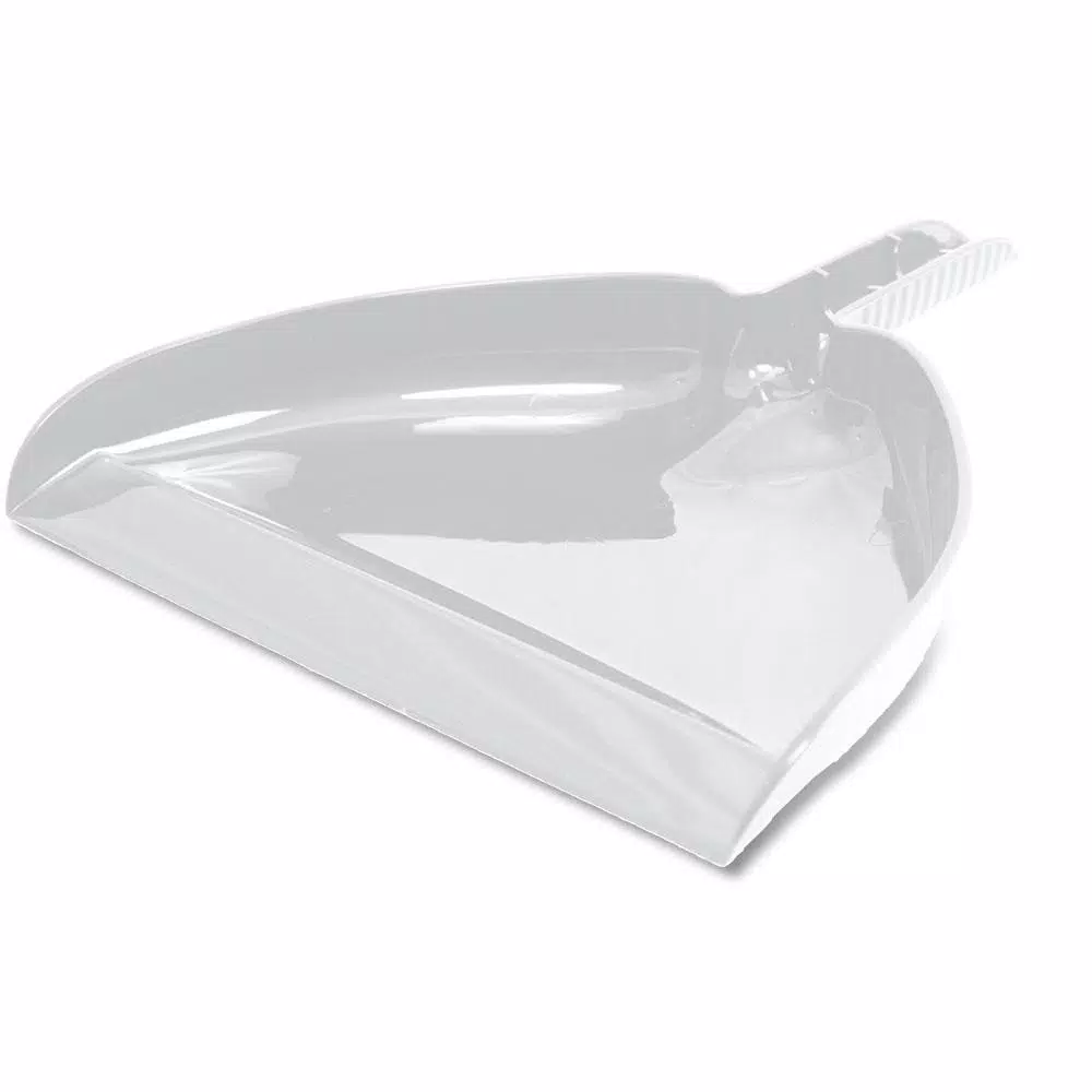 Libman Heavy-Duty Polypropylene Oversized Dust Pan, White