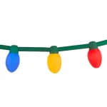 Airblown Inflatables 2 ft. Multi-Color Christmas Light Bulb String with LED Lights thumbnail 1