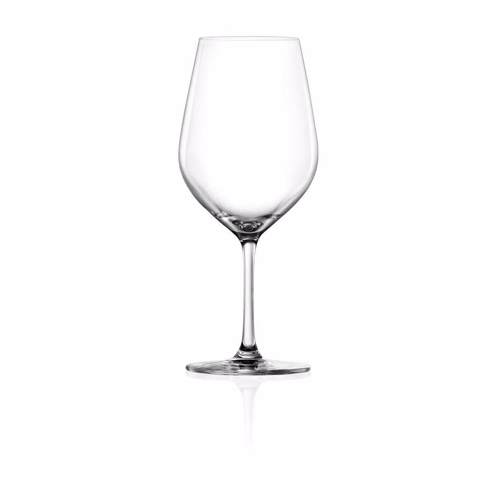 Lucaris Tokyo Temptation 8-Piece Bordeaux Wine Glass Set, 21.1 oz, Titanium Infused Lead-Free Crystal