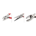 TEKTON 3-Piece Plier Set: Slip Joint, Long Nose, and Diagonal Cutting Pliers thumbnail 2