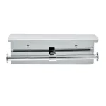 Alpine Industries Double Post Toilet Paper Holder with Storage Shelf, Chrome Finish thumbnail 1