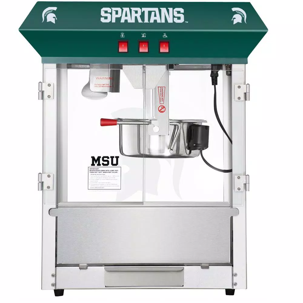 Great Northern Popcorn Michigan State University Spartans 8 oz. Popcorn Machine