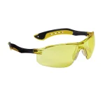 3M Flat Temple Safety Glasses with Amber Lenses, High-Impact Protection thumbnail 1