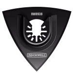 Rockwell Sonicrafter Perforated Sanding Pad 2-Pack - Universal Fit Triangular Oscillating Tool Attachment thumbnail 1
