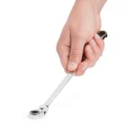 TEKTON 5/16 in. x 3/8 in. Extra Long Flex-Head Ratcheting Box End Wrench thumbnail 8