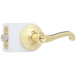 Defiant Viano Polished Brass Keyed Entry Door Lever thumbnail 1