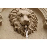 Kenroy Home Royal Resin Lionhead Wall Fountain - Sandstone Finish Mediterranean Outdoor Water Feature thumbnail 9