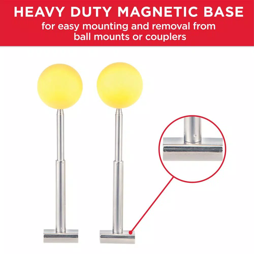 TowSmart Solo Hitch Alignment System - Telescoping Magnetic Base Tool