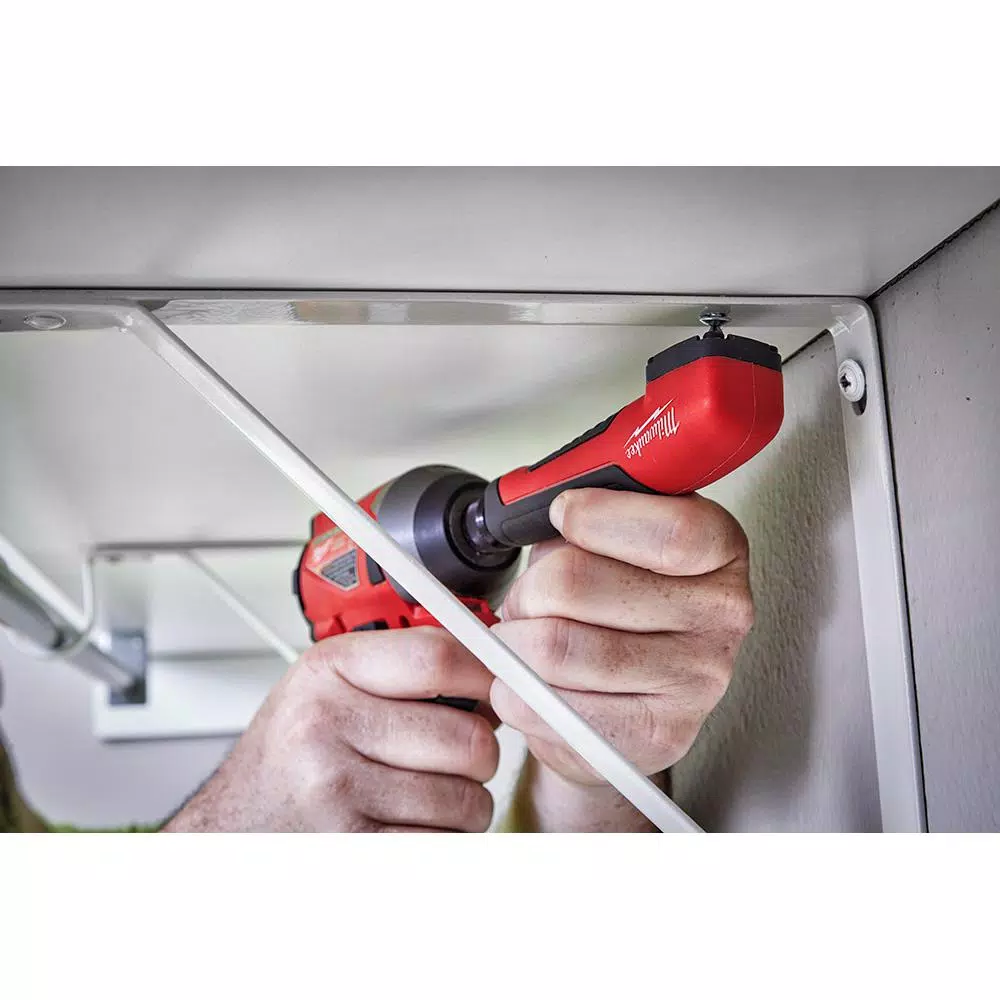 Milwaukee SHOCKWAVE Right Angle Drill Adapter with 1 in. PH2 Bit