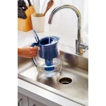 Brita Monterey 10-Cup Water Filter Pitcher with Longlast Filter, Blue thumbnail 4