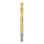Milwaukee SHOCKWAVE 19/64 in. Titanium Twist Drill Bit with Red Helix thumbnail 5