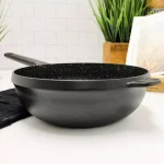 BergHOFF GEM 11 in. Cast Aluminum Nonstick Stir Fry Pan, Induction Compatible thumbnail 4