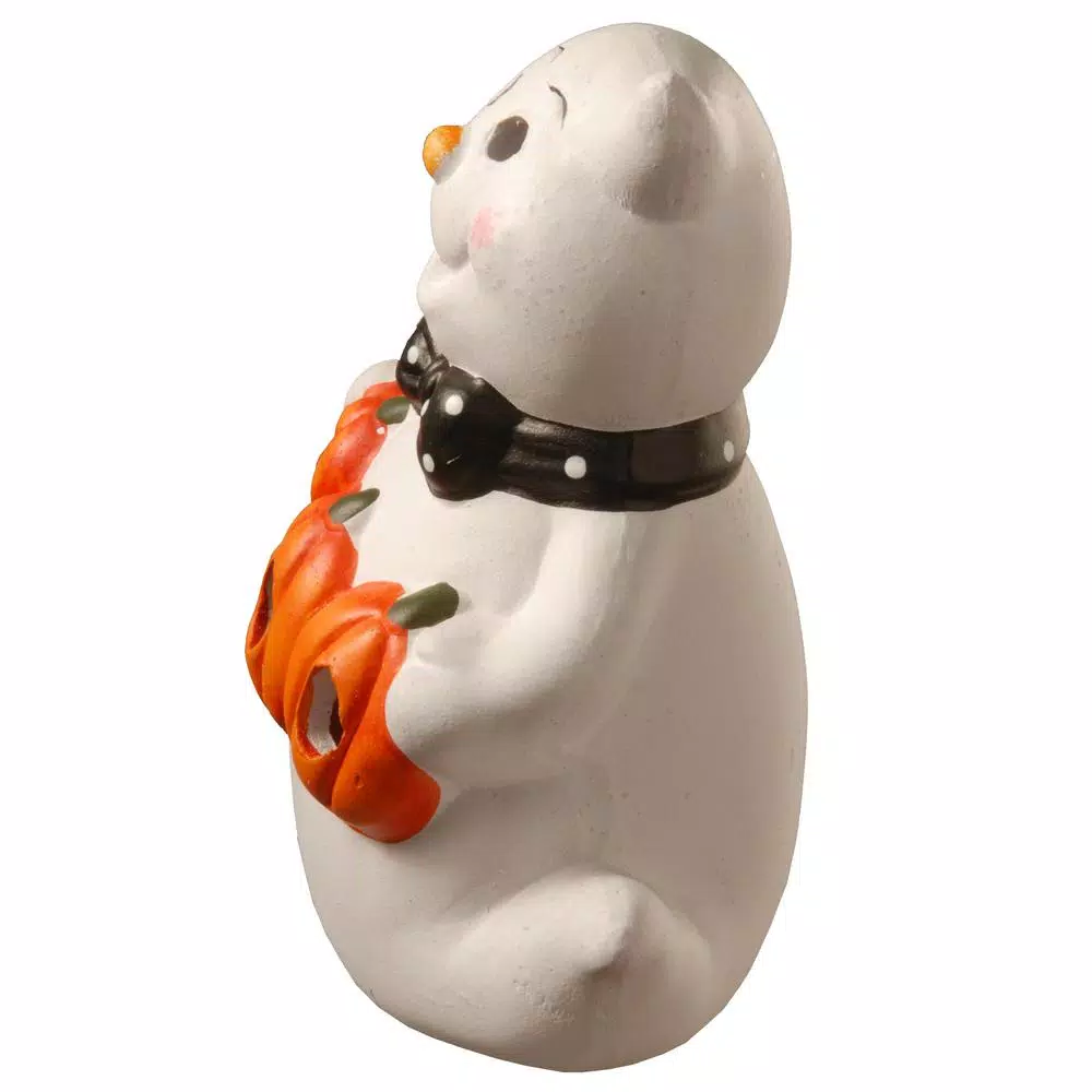National Tree Company 6 in. Lighted Ghost Halloween Decor with Color-Changing LED Lights