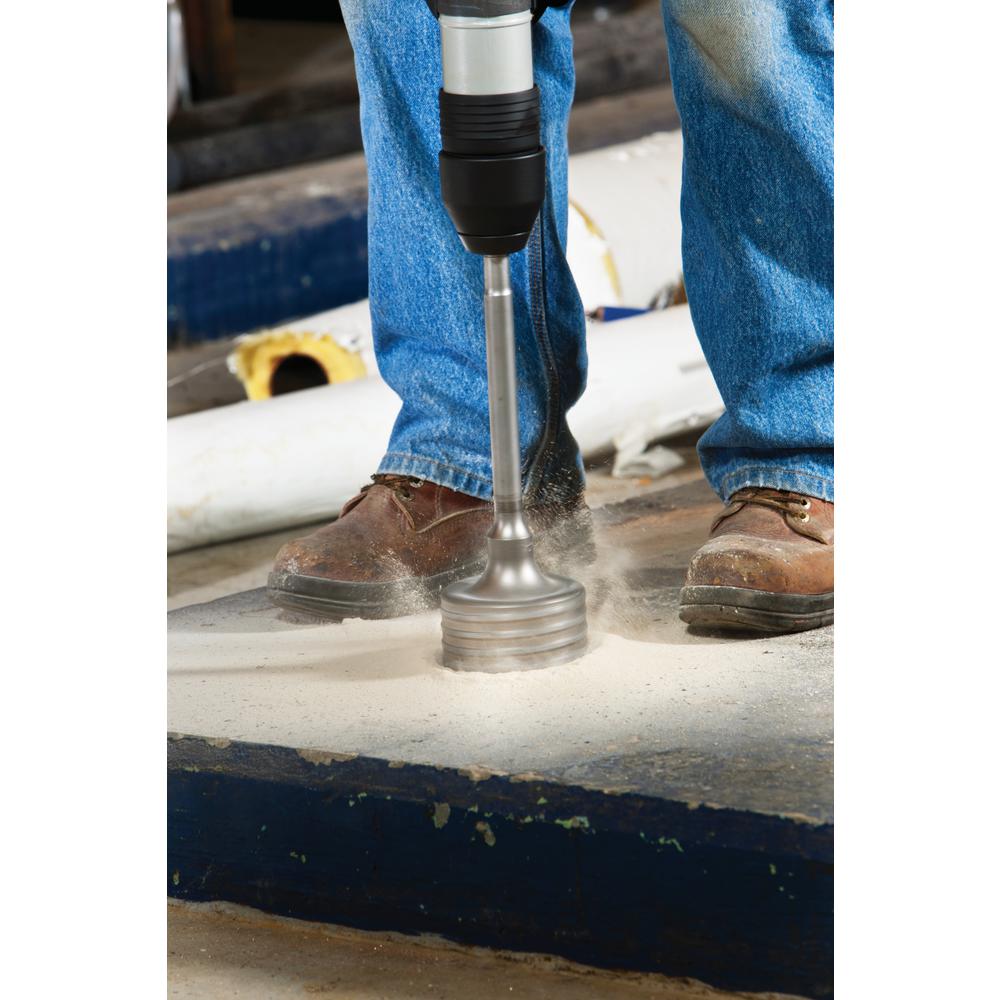 Bosch 4 in. Carbide SDS-Max Rotary Hammer Core Bit for Masonry and Concrete (2-Piece Set)