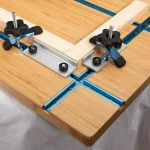 POWERTEC T-Track Intersection Kit with Wood Screws, 4-Piece Anodized Aluminum Set thumbnail 8
