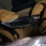 Klein Tools Bearing-Assisted Open Folding Knife with Tanto Blade thumbnail 5