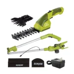 Sun Joe HJ605CC 2-in-1 Cordless Grass Shear and Hedge Trimmer with 3 ft. Extension Pole, 7.2V thumbnail 1
