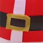 Home Accents Holiday 3.5 ft. Pre-Lit Airblown Inflatable Santa Holiday Decor thumbnail 4
