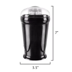 Classic Cuisine 1.41 oz. Electric Coffee and Spice Grinder, Black Blade Grinder thumbnail 2