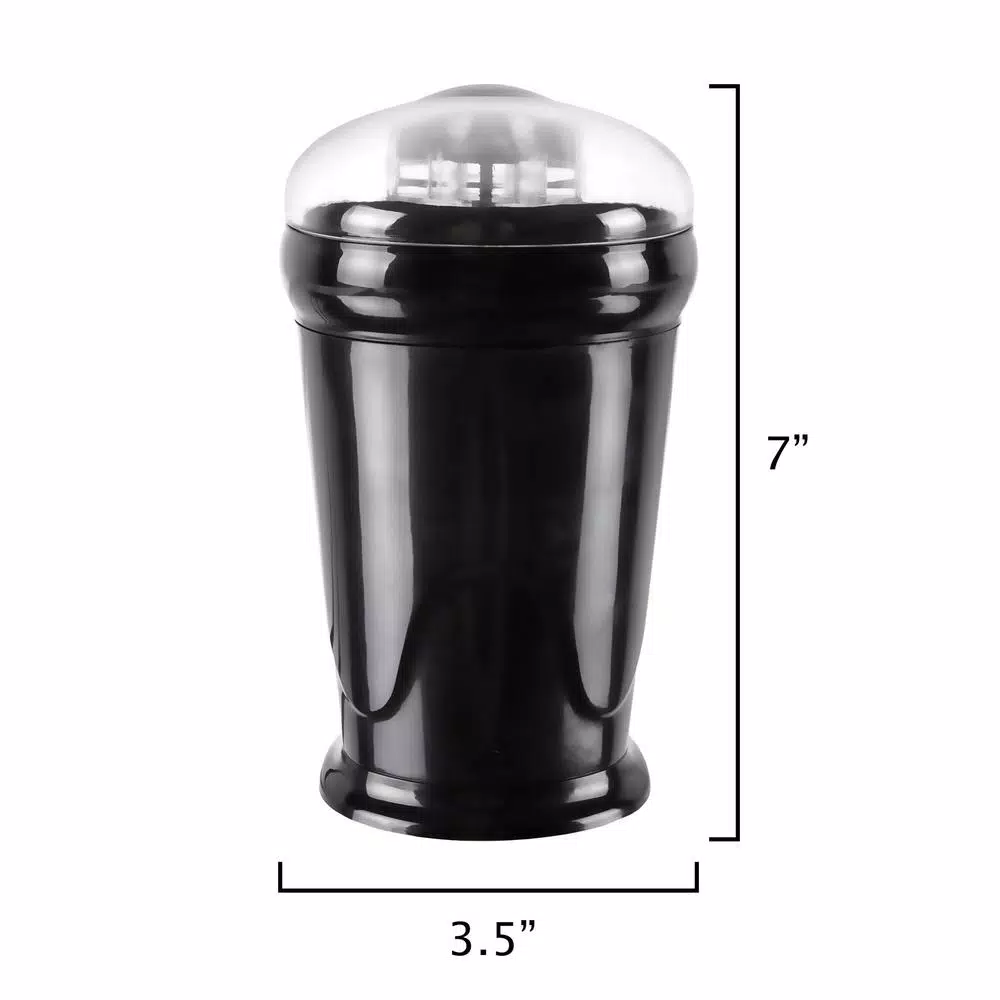Classic Cuisine 1.41 oz. Electric Coffee and Spice Grinder, Black Blade Grinder