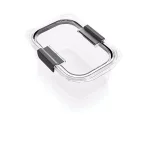 Rubbermaid Brilliance 4-Piece Medium Deep Food Storage Container Set, Leak-Proof & BPA-Free thumbnail 1