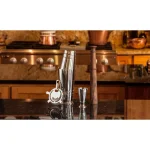 Fortessa CraftHouse by Fortessa 4-Piece Stainless Steel Cocktail Shaker Set with Black Walnut Muddler thumbnail 2