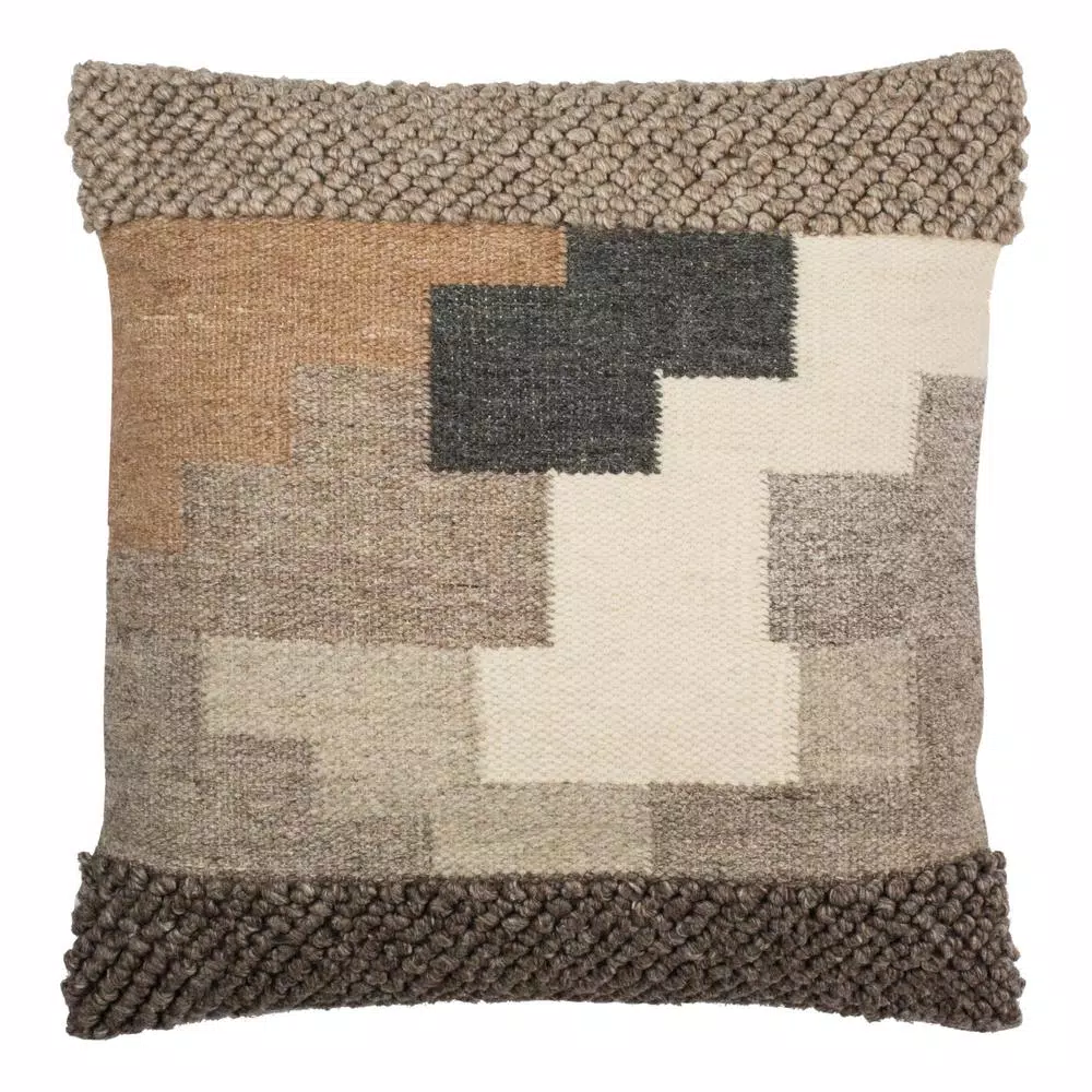 Safavieh Karlie Geometric Multi-Color Wool Throw Pillow, 20 x 20 in.