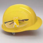 ERB Yellow Eyewear Clip for Hard Hats - Multi-Purpose Alligator Clip Accessory thumbnail 2