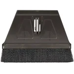 WISP miniWISP 6 in. Gray Whisk Broom and 7 in. Plastic Dustpan Set with Electrostatic Bristle Seal Technology thumbnail 3