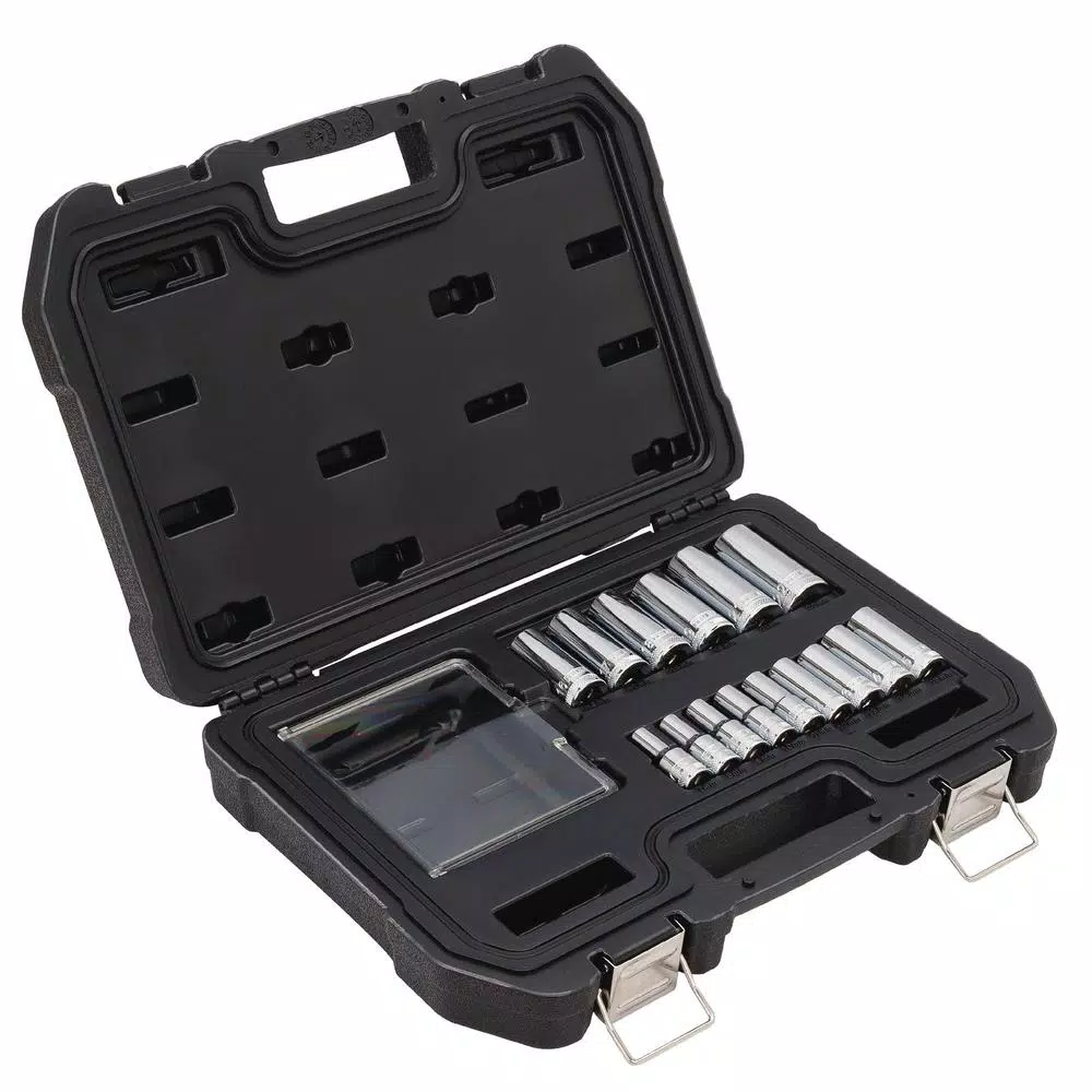 DEWALT 15-Piece 3/8 in. Drive Deep Metric Socket Set
