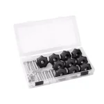 POWERTEC T-Track Knob Kit with 7-Star Knobs, Bolts, and Washers for Woodworking Jigs (10-Pack) thumbnail 2