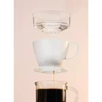 OXO Good Grips 1.5-Cup Pour-Over Coffee Maker with Water Tank, White thumbnail 3