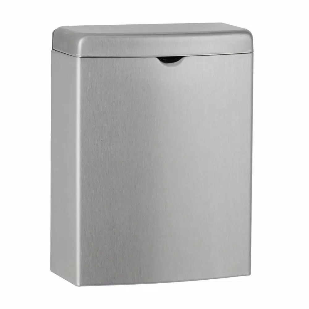 Bobrick Contura Series Surface-Mounted Sanitary Napkin Disposal, Type-304 Stainless Steel