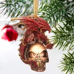 Design Toscano Black Coal Dragon 2016 Limited Edition Holiday Ornament thumbnail 4