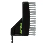 ReciproTool Nylon Offset Brush for Reciprocating Saws, Compatible with Universal Adapter thumbnail 2