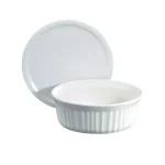 Corningware French White 10-Piece Ceramic Bakeware Set with Lids thumbnail 5
