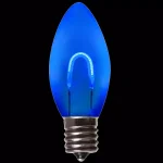 Wintergreen Lighting FlexFilament C9 Blue LED Shatterproof Vintage Edison Replacement Christmas Light Bulbs, 5-Pack thumbnail 1