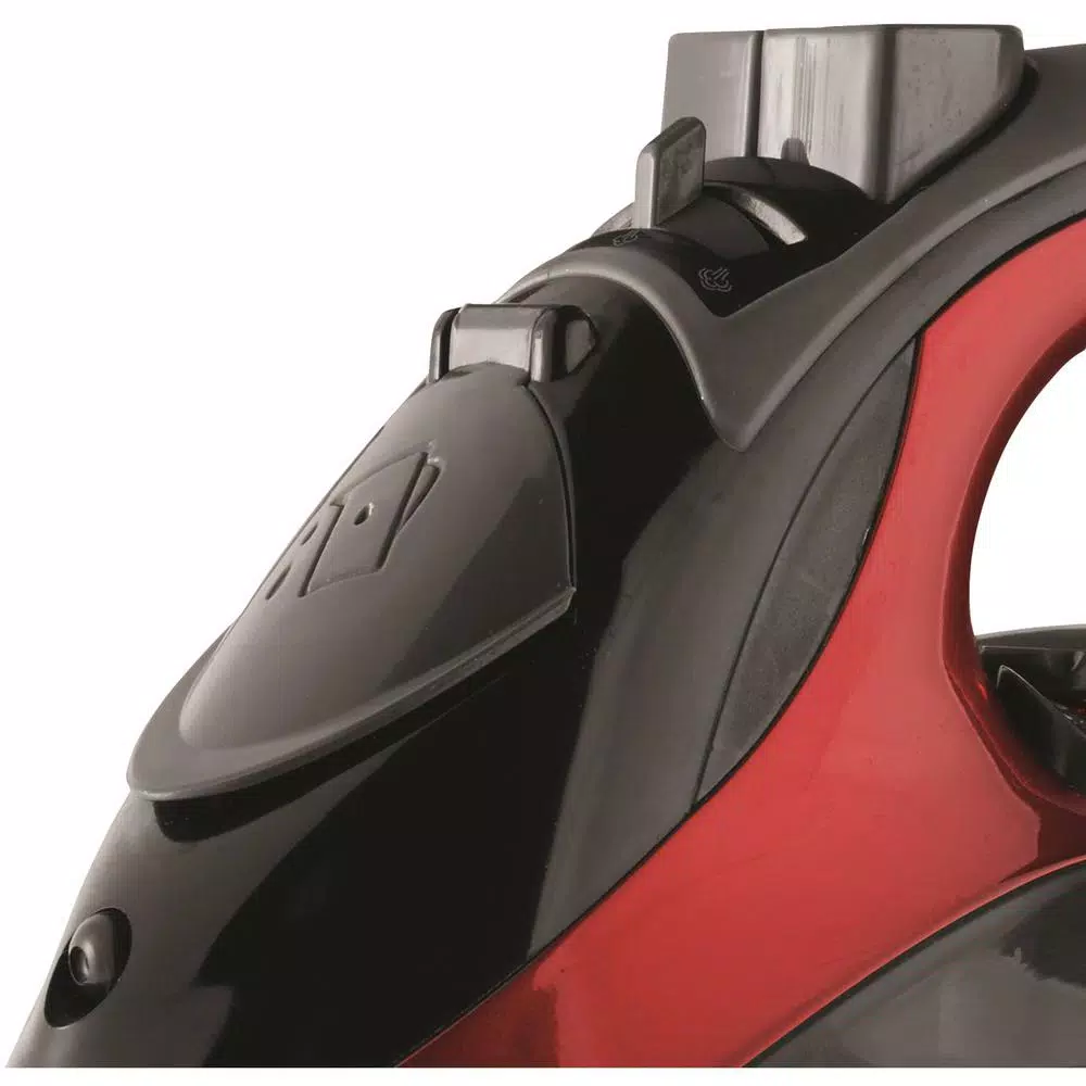 Brentwood Appliances MPI-90R Steam Iron with Auto Shutoff and 1200W Power, Metallic Red