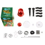 Great Northern 37 in. Vintage Red Gumball Machine with Stand and Coin Bank thumbnail 3