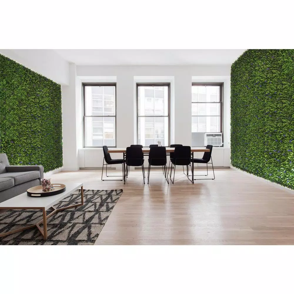 GreenSmart Decor Green Smart Dekor Artificial Acapulco Wall Panel, 19.68 in. x 19.68 in. (Set of 4)