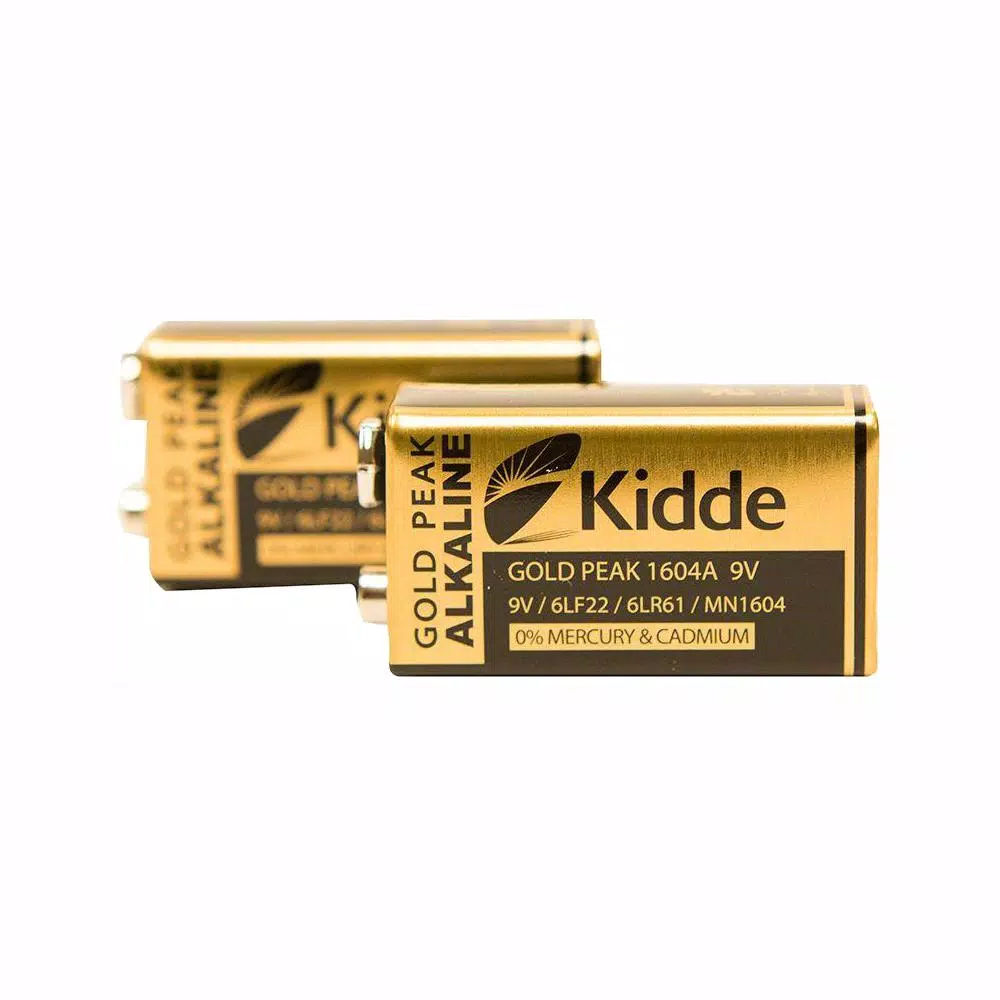 Kidde 9-Volt Replacement Smoke and Carbon Monoxide Detector Batteries, 20 Pack