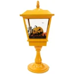 Haunted Hill Farm 25 in. Animated Orange Tabletop Jack-O-Lantern with Music and LED Lights thumbnail 1