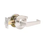 Global Door Controls Empire Style Commercial Passage Lever, Brushed Chrome, Heavy Duty Steel thumbnail 1
