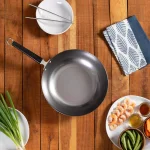 Honey-Can-Do Joyce Chen 12 in. Carbon Steel Stir Fry Pan with Removable Ergonomic Handle thumbnail 4