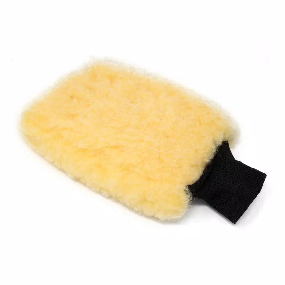 WEN Premium Synthetic Wool Car Polishing Wash Mitts, American-Made (2-Pack)