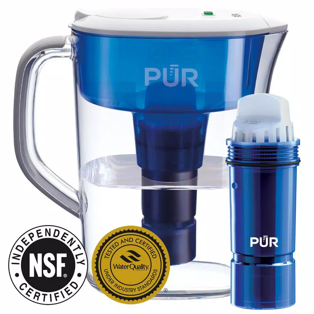 PUR Ultimate 11-Cup Water Pitcher with Lead Reduction Filter and CleanSensor LED