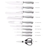 Chicago Cutlery Insignia 18-Piece High-Carbon Stainless Steel Knife Set with Acacia Wood Block thumbnail 5