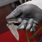 Klein Tools Electrician's Pocket Knife with Stainless Steel Drop Point Blade thumbnail 7