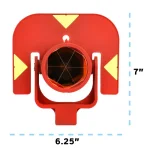 AdirPro Leica Style Tilt Prism Set - Single Circular Prism for Total Stations thumbnail 2