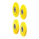 JC Hammer 2 in. Screening Wheels Pro Pack, 4-Pack Replacement Wheels for Spline Sizes 065-260 thumbnail 2
